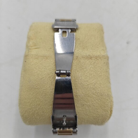 Invicta Bolt Two-Tone Quartz Watch Gold Silver Bracelet Diamond Dial EUC Working - Picture 5 of 16